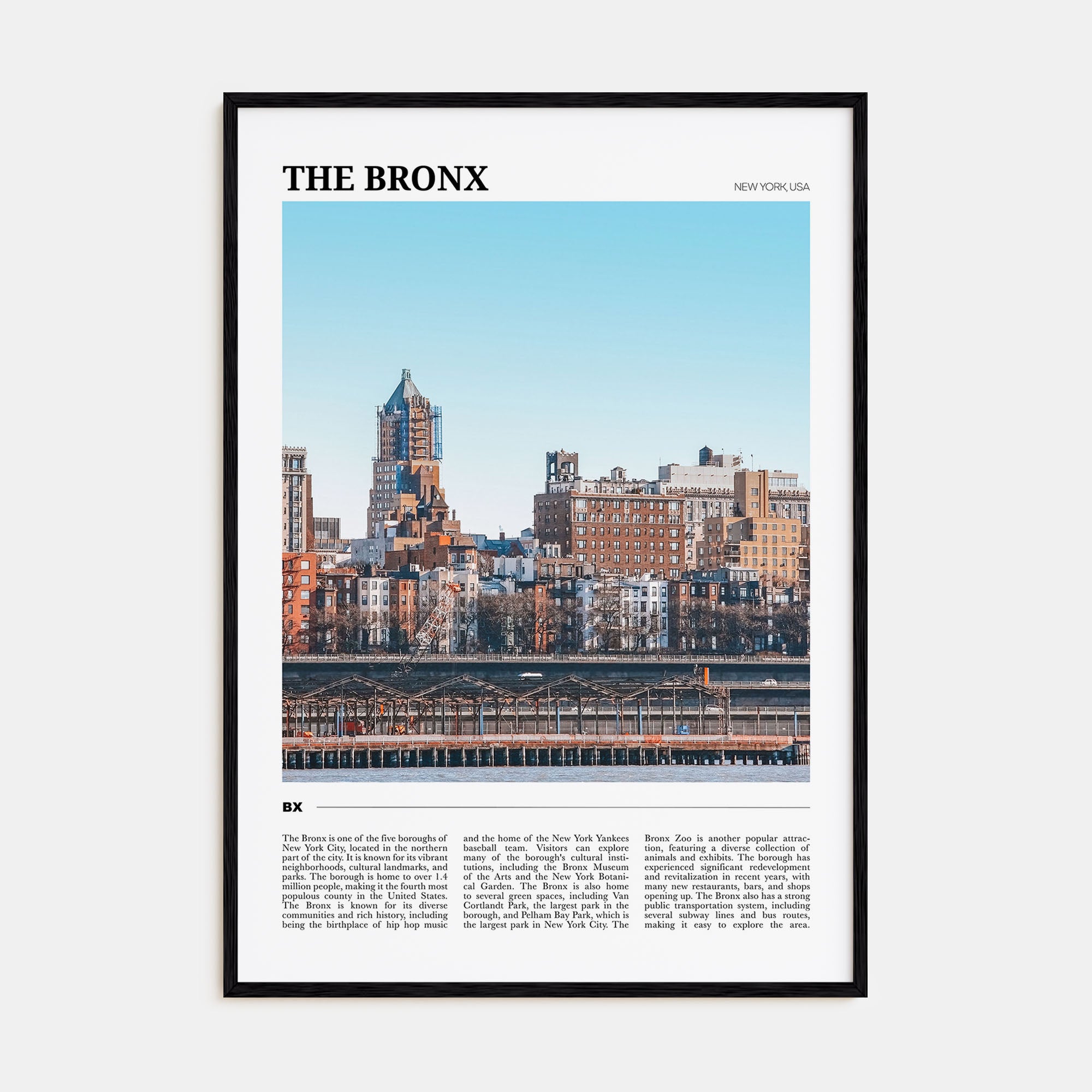 The Bronx Travel Color No 1 Poster