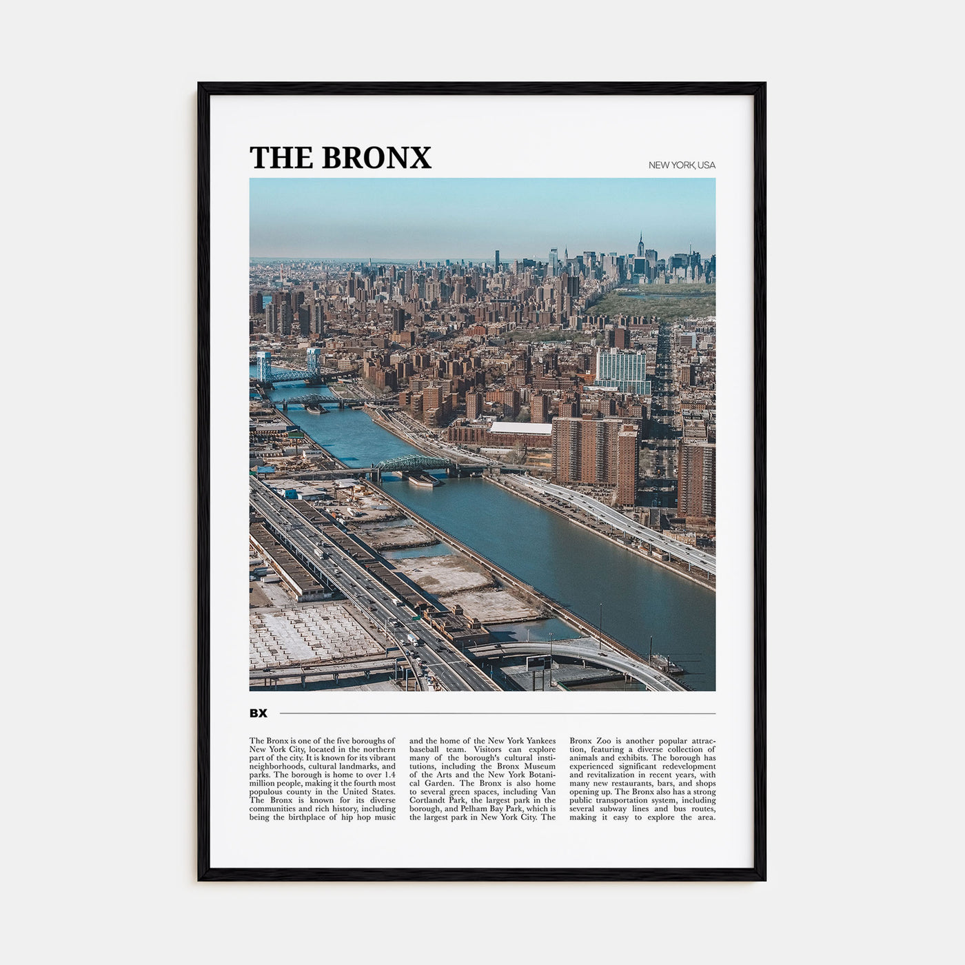 The Bronx Travel Color No 2 Poster