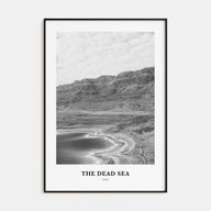 The Dead Sea Portrait B&W Poster