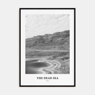 The Dead Sea Portrait B&W Poster