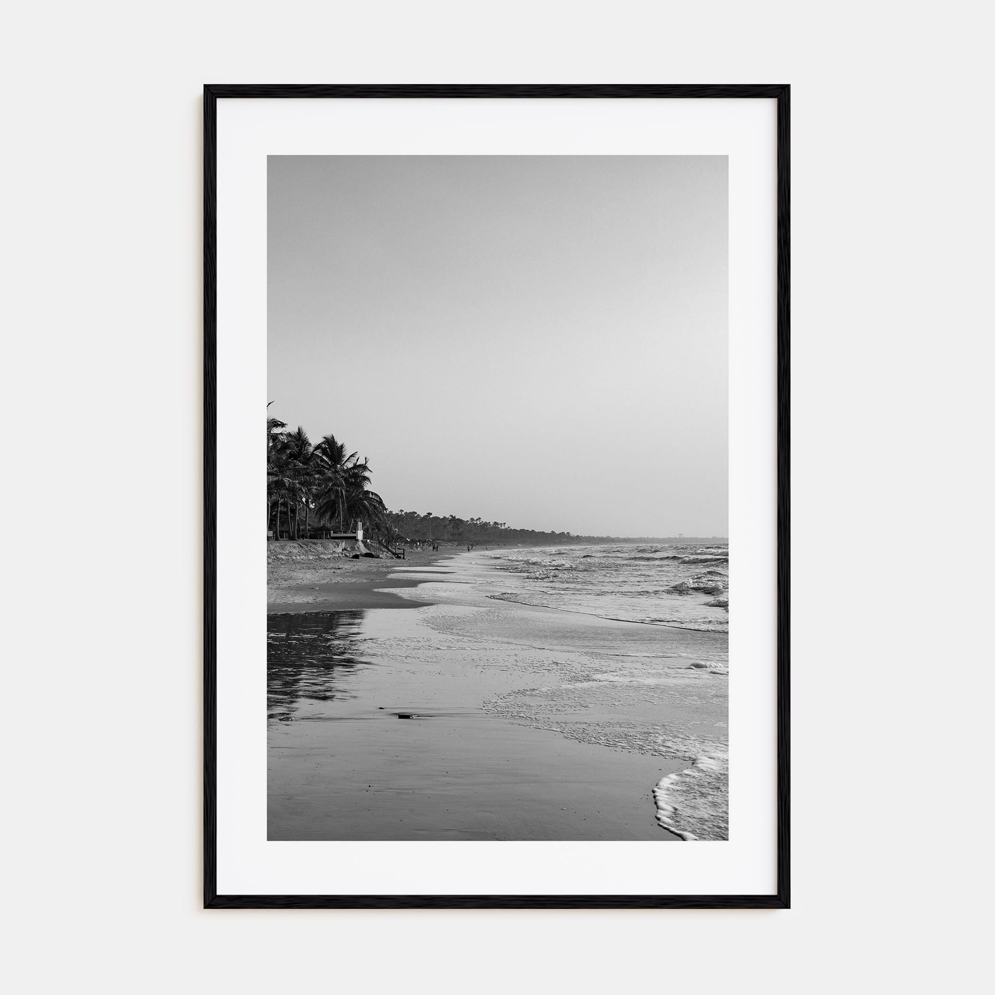 The Gambia Photo B&W Poster