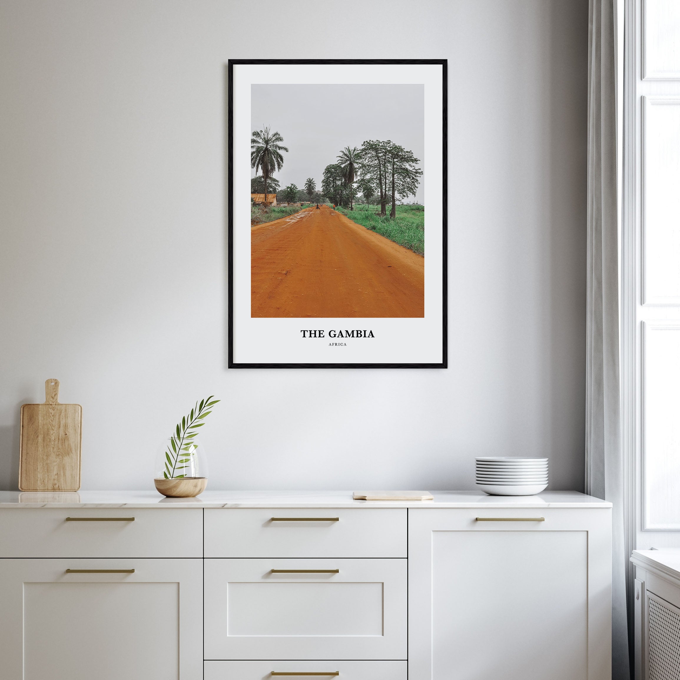 The Gambia Portrait Color Poster