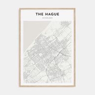 The Hague Map Portrait Poster