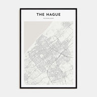 The Hague Map Portrait Poster