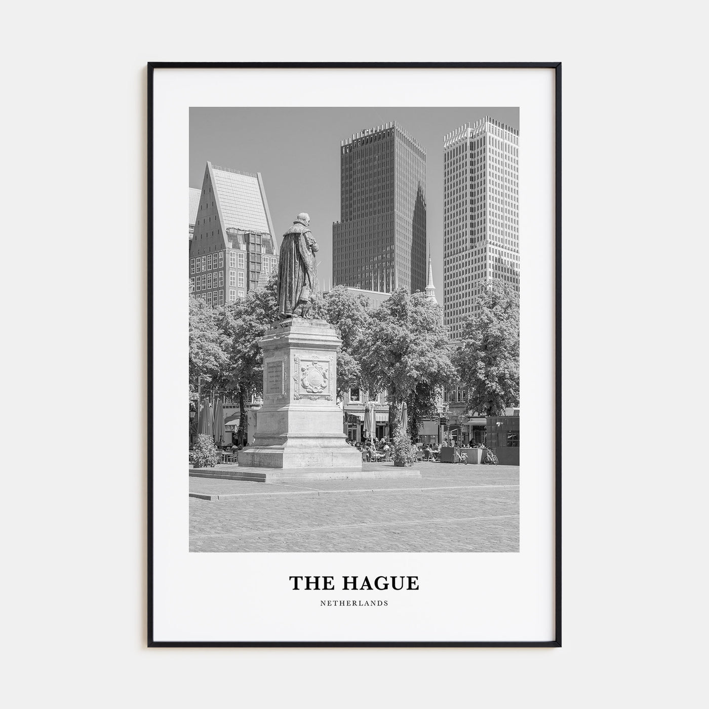The Hague Portrait B&W Poster