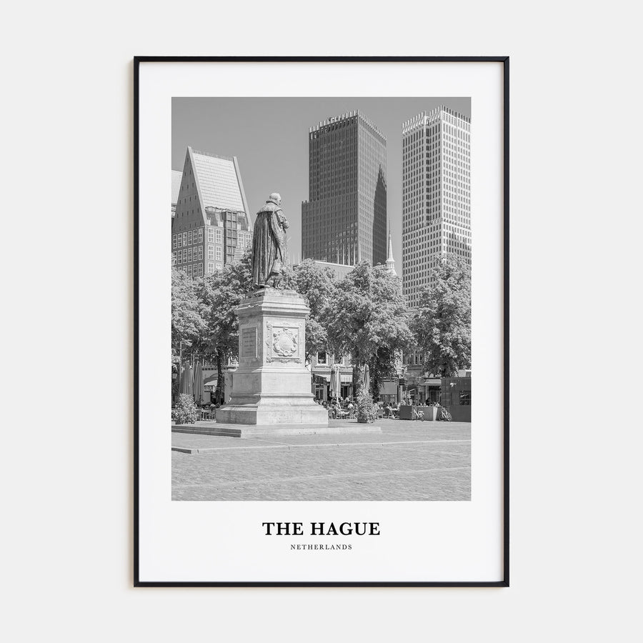 The Hague Portrait B&W Poster