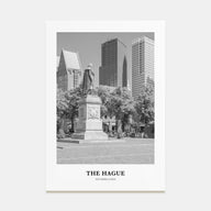 The Hague Portrait B&W Poster