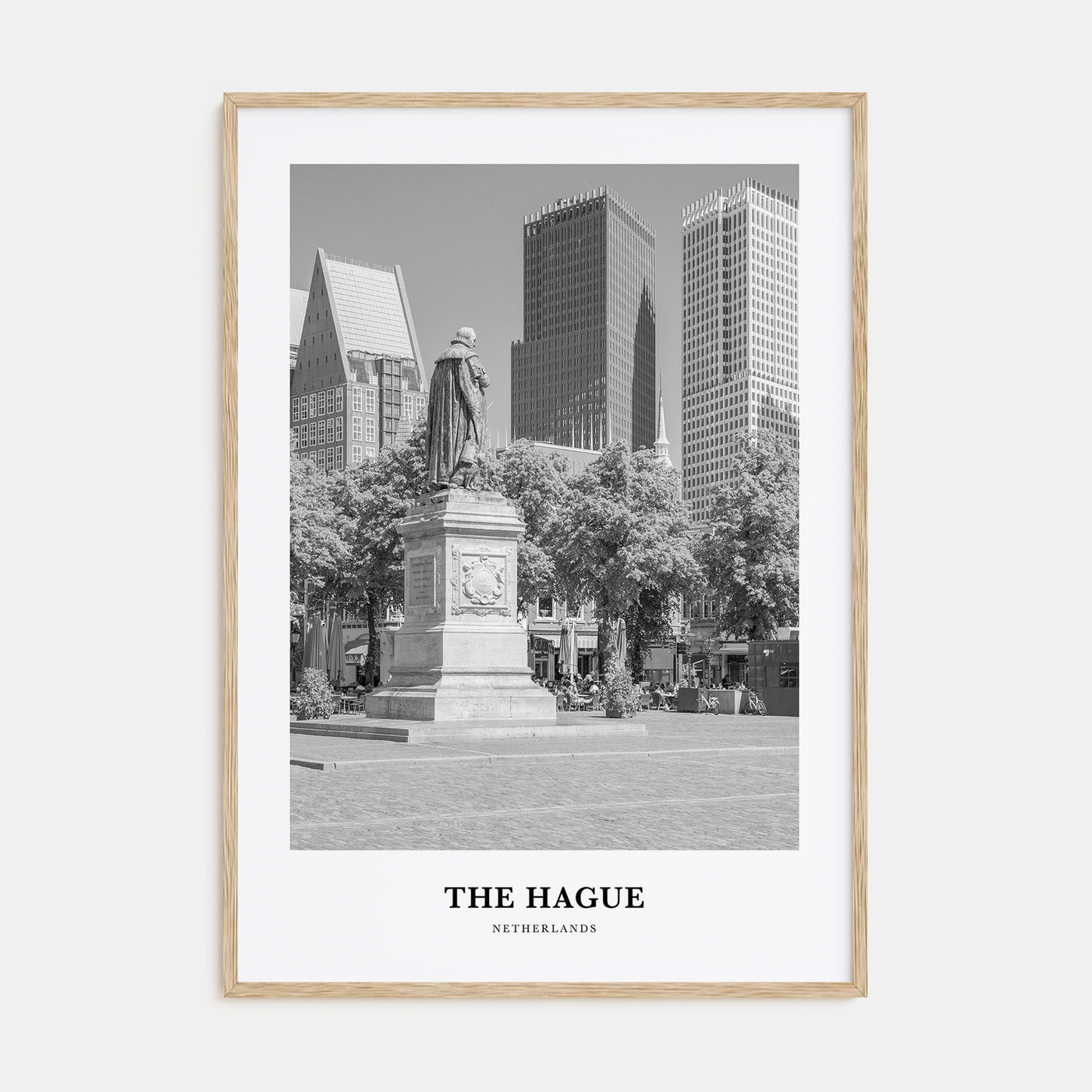The Hague Portrait B&W Poster