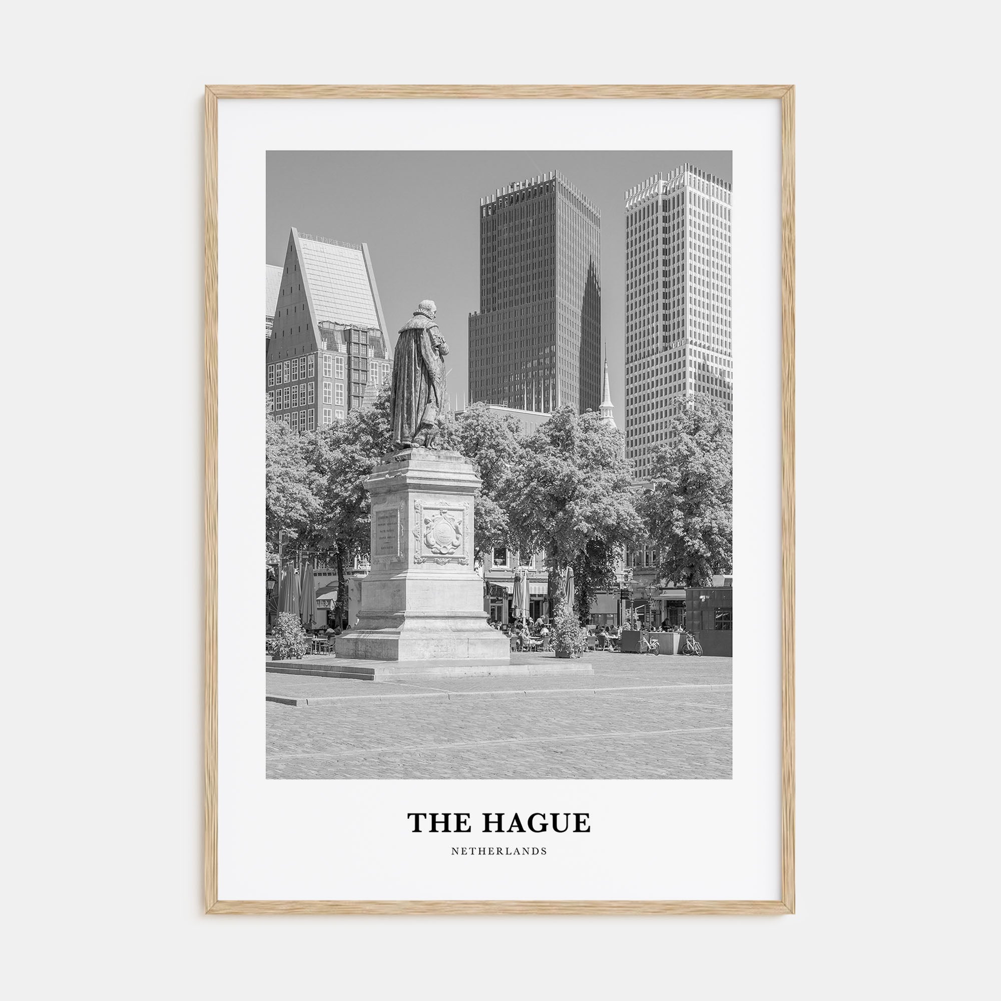 The Hague Portrait B&W Poster
