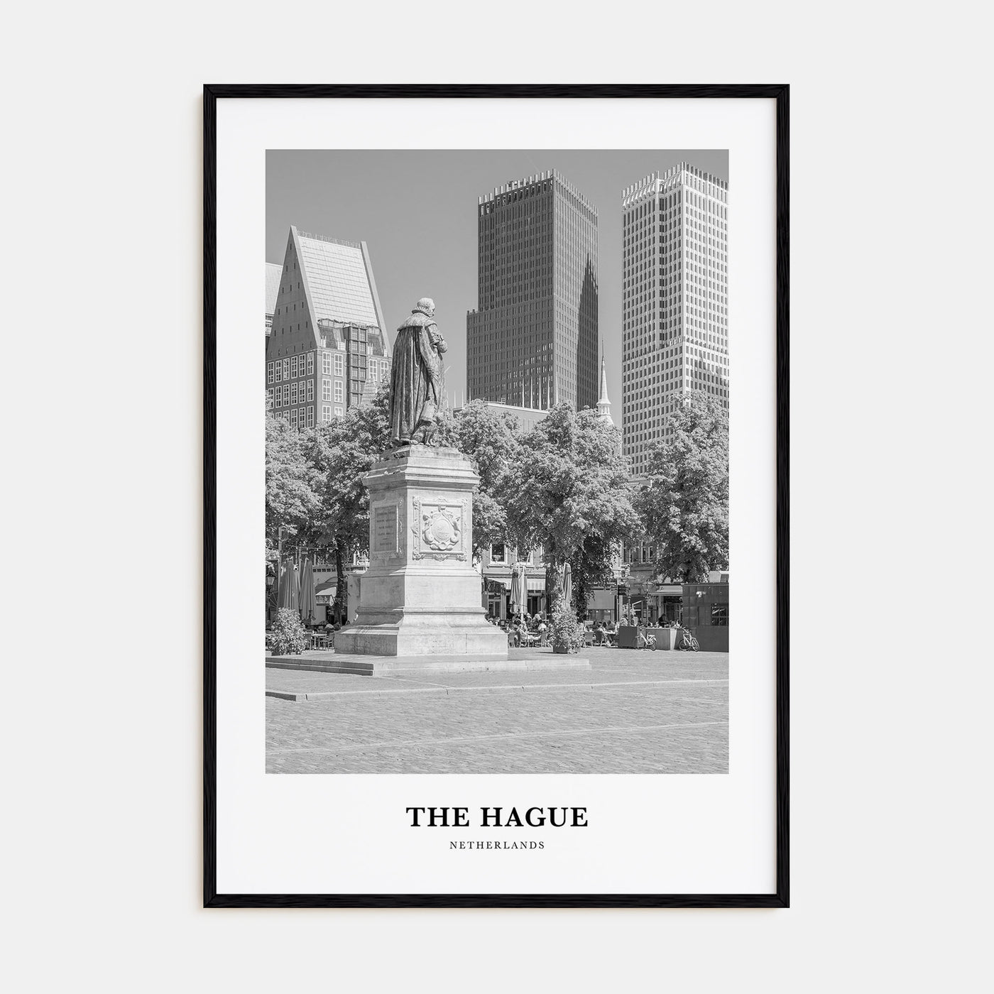 The Hague Portrait B&W Poster