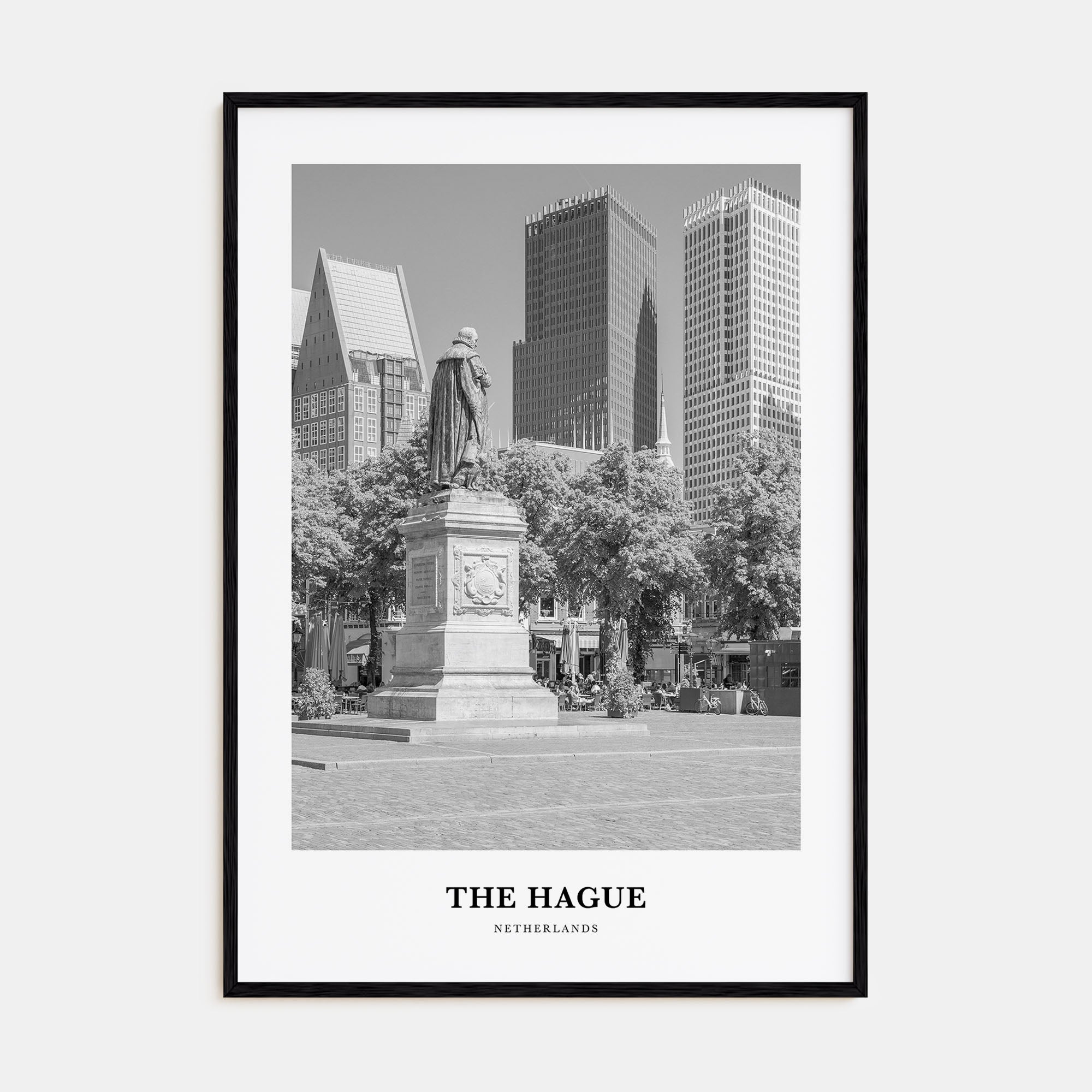 The Hague Portrait B&W Poster