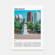 The Hague Travel Color Poster