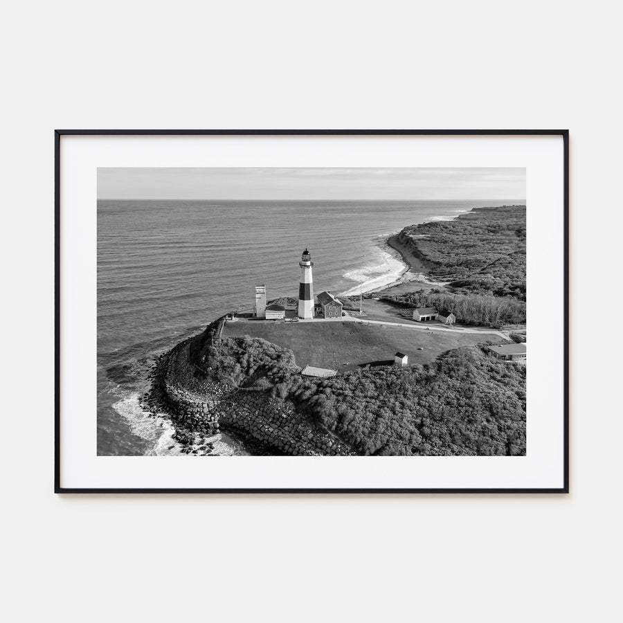 The Hamptons Landscape B&W Poster