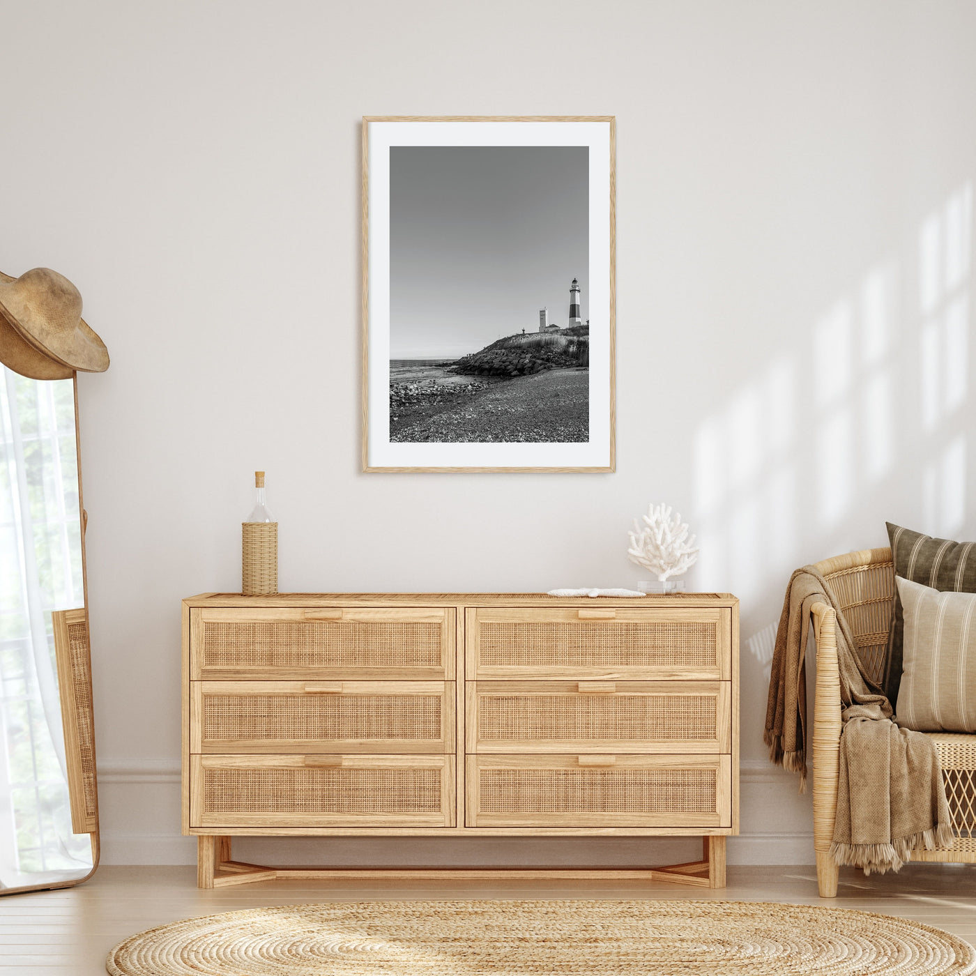 The Hamptons Photo B&W Poster