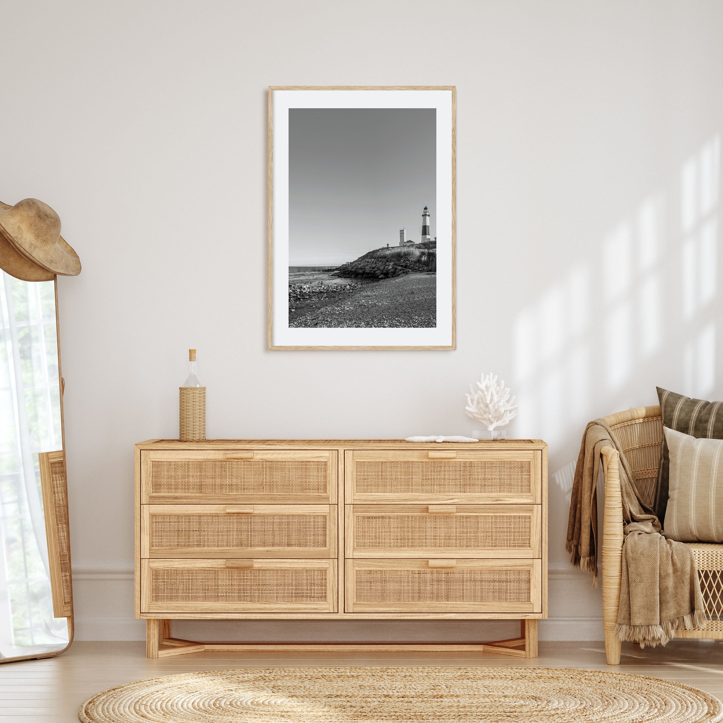 The Hamptons Photo B&W Poster