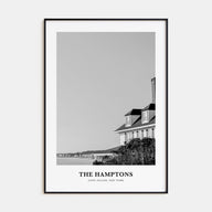 The Hamptons Portrait B&W Poster