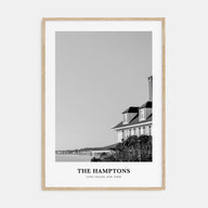 The Hamptons Portrait B&W Poster