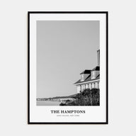 The Hamptons Portrait B&W Poster