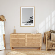 The Hamptons Portrait B&W Poster