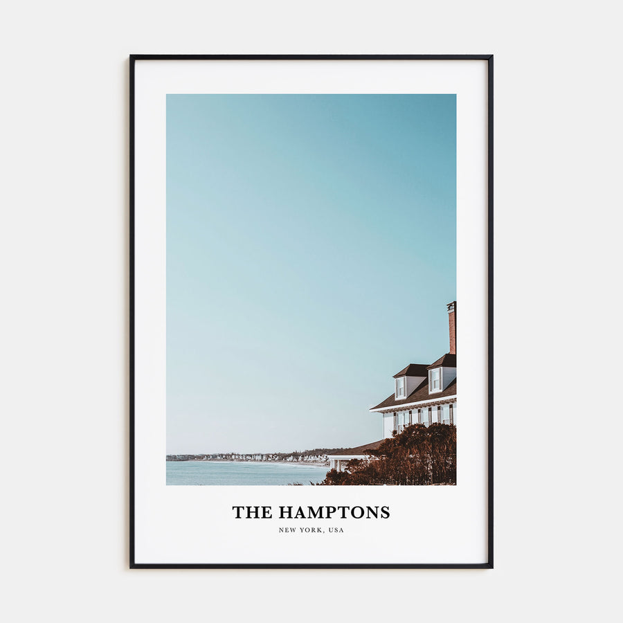 The Hamptons Portrait Color Poster