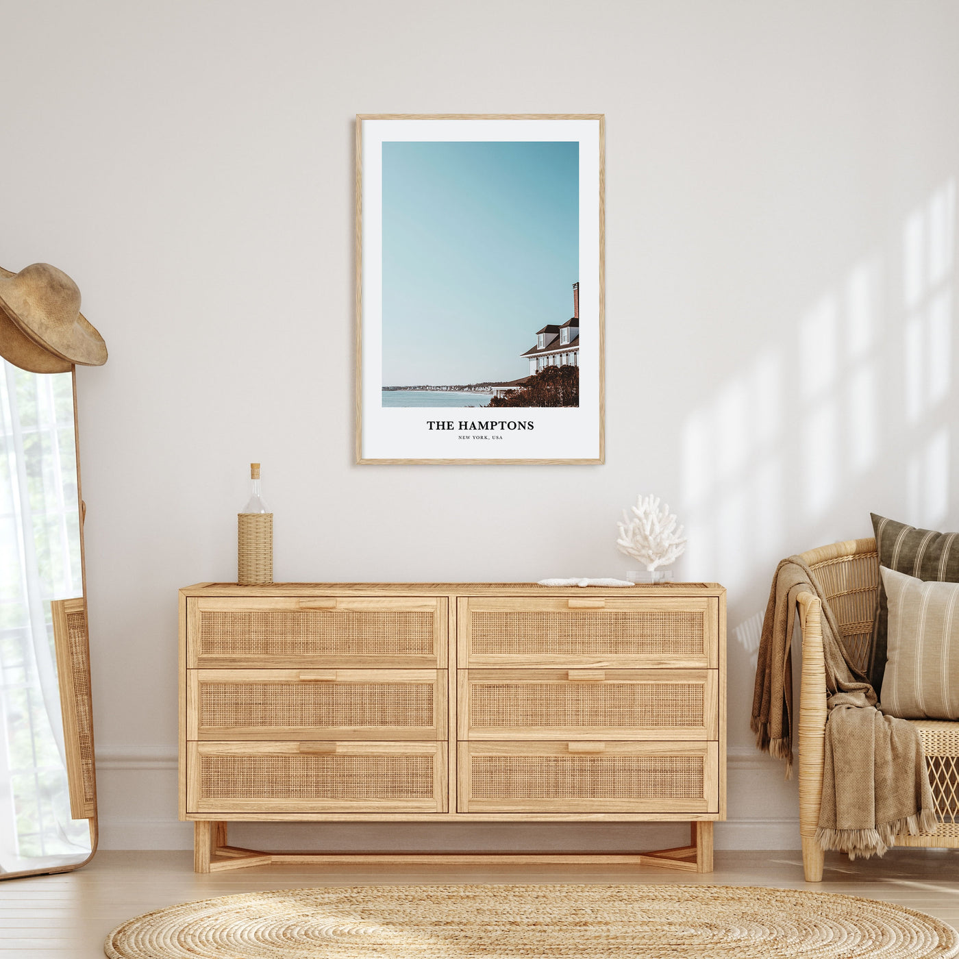 The Hamptons Portrait Color Poster
