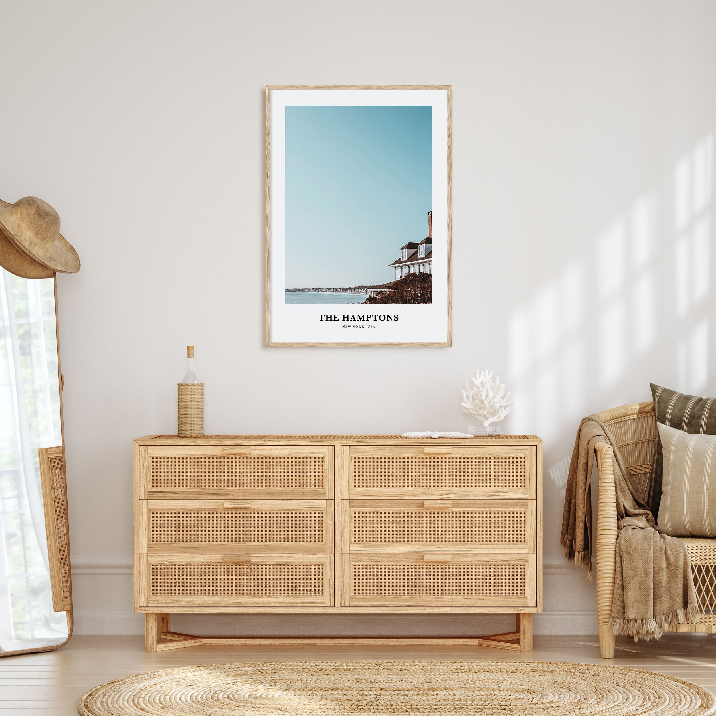 The Hamptons Portrait Color Poster