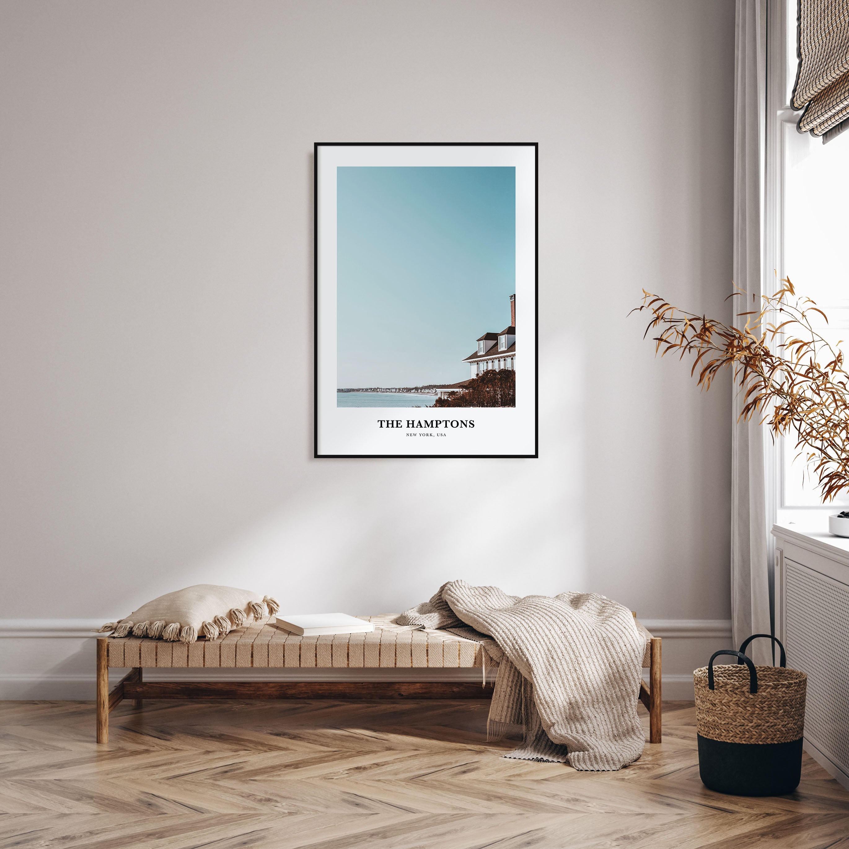 The Hamptons Portrait Color Poster
