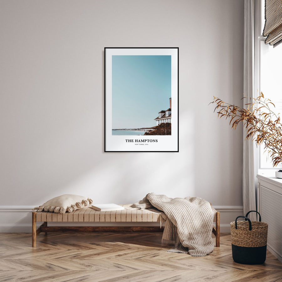The Hamptons Portrait Color Poster