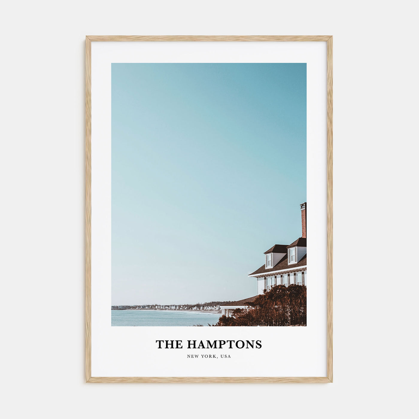 The Hamptons Portrait Color Poster