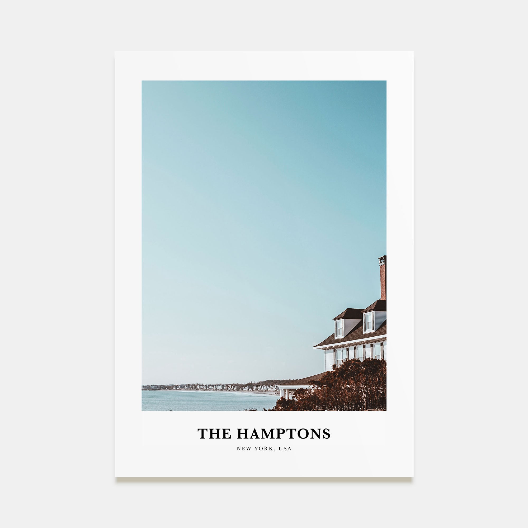 The Hamptons Portrait Color Poster