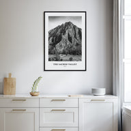 The Sacred Valley Portrait B&W Poster