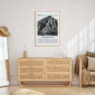 The Sacred Valley Travel B&W Poster