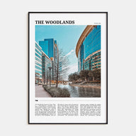 The Woodlands Travel Color Poster