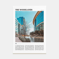 The Woodlands Travel Color Poster