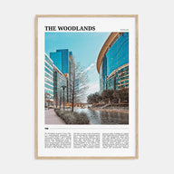 The Woodlands Travel Color Poster