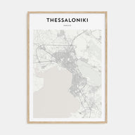 Thessaloniki Map Portrait Poster