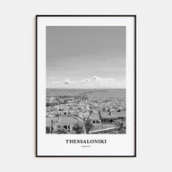 Thessaloniki Portrait B&W Poster