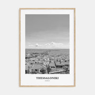 Thessaloniki Portrait B&W Poster