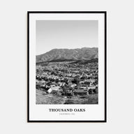 Thousand Oaks Portrait B&W Poster