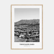 Thousand Oaks Portrait B&W Poster