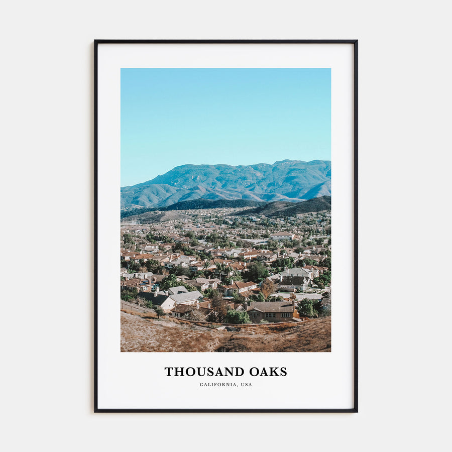 Thousand Oaks Portrait Color Poster