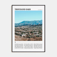 Thousand Oaks Travel Color Poster