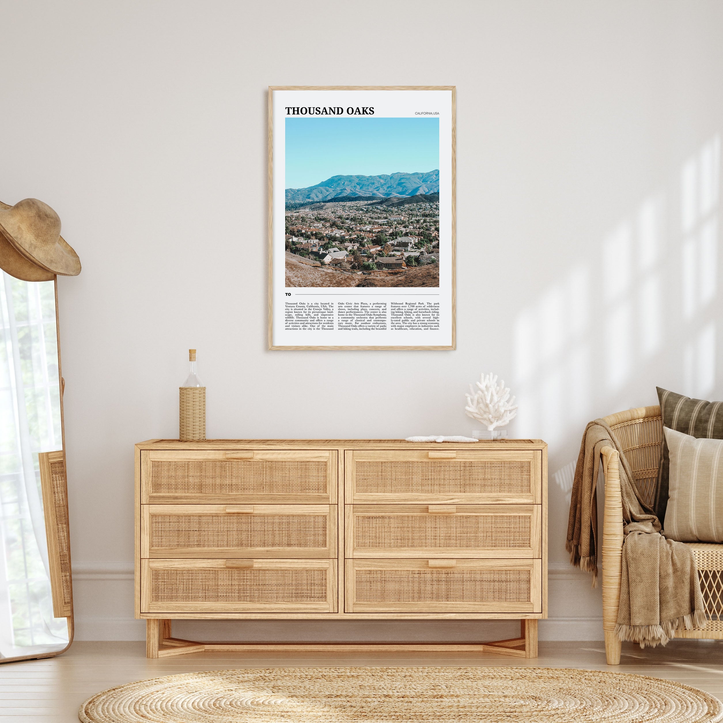 Thousand Oaks Travel Color Poster