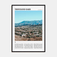 Thousand Oaks Travel Color Poster
