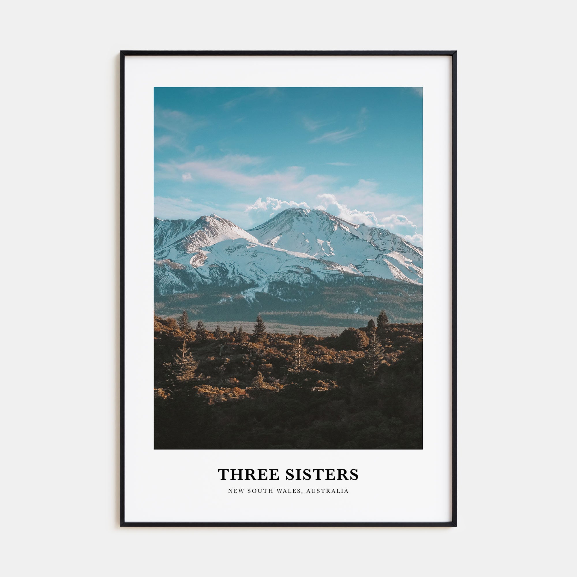 Three Sisters Portrait Color Poster