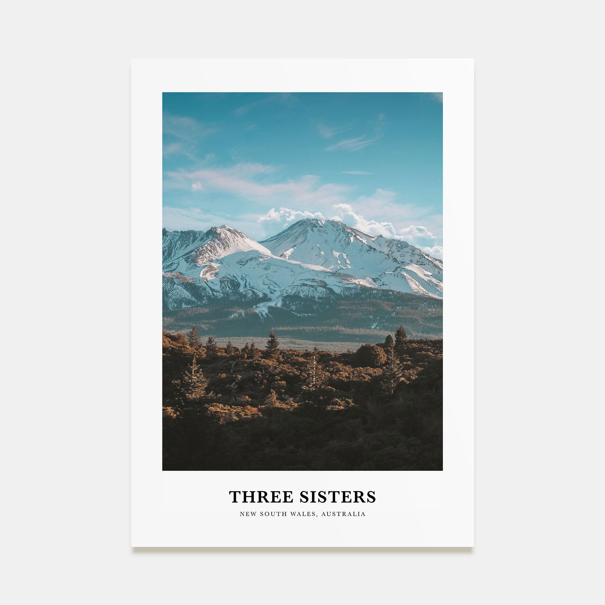 Three Sisters Portrait Color Poster