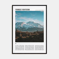Three Sisters Travel Color Poster