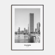Tianjin Portrait B&W Poster