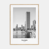 Tianjin Portrait B&W Poster