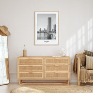 Tianjin Portrait B&W Poster